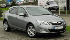 Könyöktámasz Opel ASTRA J - Armster 2, szürke, öko-bőr