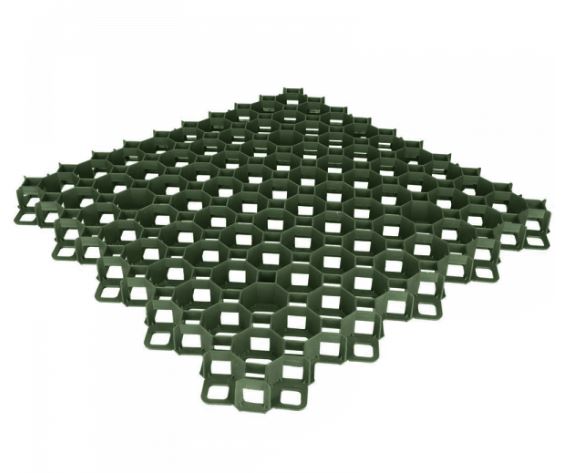 Plastika za uporabo na travnatih površinah  60x60x4cm Green MULTI GRID