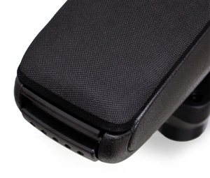 Naslon za roko AUDI A4 (B6, B7) kovinski adapter, Črna, prevleka iz tekstila