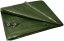 Abdeckplane grün-silber 6x8 m 130 g/m2
