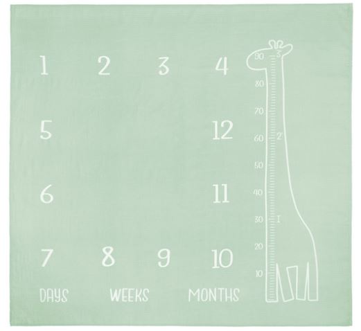Otroška fotografska odeja iz muslina Žirafica