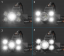 Lanterna  5x LED 4 moduri de iluminare