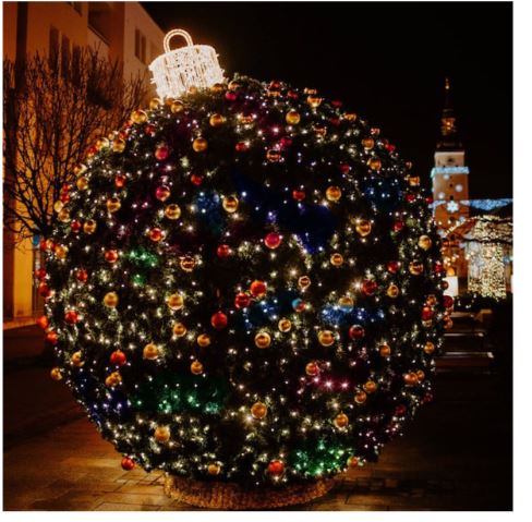 Leuchtende Weihnachtskette 18m 300 LED Mehrfarbig