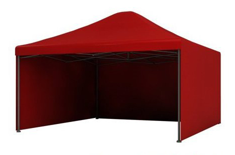 Škarjasti šotor 3x3 rdeč SQ