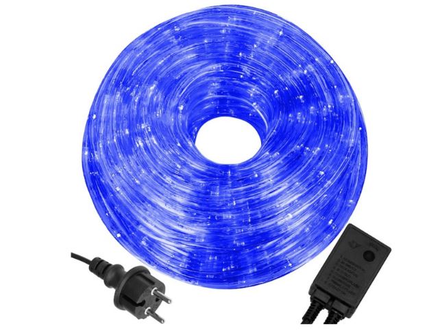 Karácsonyi LED fénycső 20 m 480 LED 8 funkcióval Kék