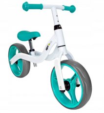 Детско балансиращо колело без педали WHITE TURQUOISE