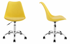 Oranžni pisarniški stol v skandinvskem stilu BASIC