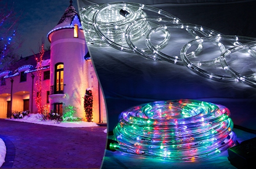 LED-es karácsonyi fényfüzér 10m 240LED 8 funkcióval Színes
