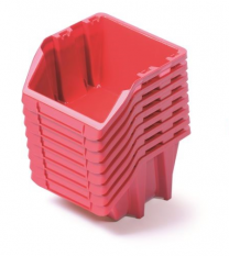Пластмасови кутии 144x118x84mm Червено 8бр.