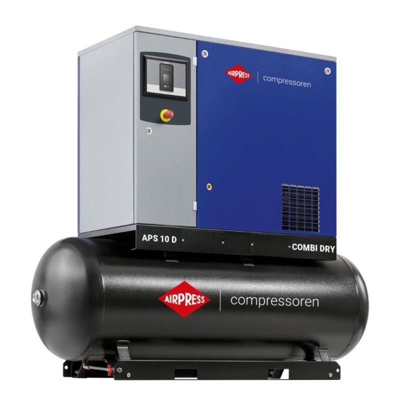 Csavarkompresszor APS 10D Combi Dry G3 13 bar 10 LE/7,5 kW 884 l/min 500 l 36212-G3-13