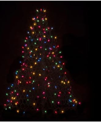 Leuchtende Weihnachtskette 20m 300 LED 8 Programme Multicolor