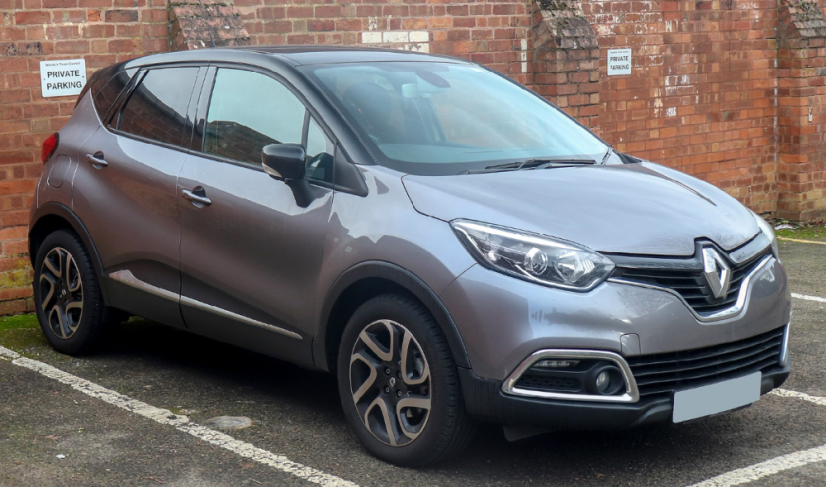 Könyöktámasz Renault CAPTUR - Armster 2, fekete, öko-bőr
