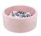 Suhi bazen z žogicami 150kos 90x30cm roza Velvet M Princess