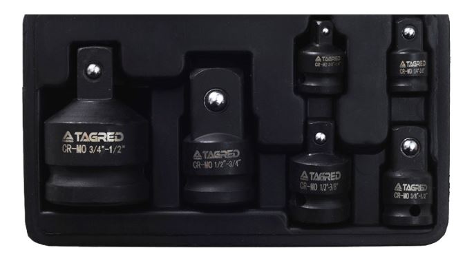 Set redukcijskih adapterjev za nasadne ključe 1/2" 1/4" 3/8" 3/4" 6kos TA1071