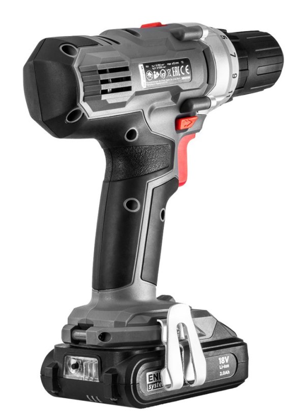 Akkus fúrócsavarhúzó Energy+ 18 V, Li-Ion, önfeszítő tokmány 13mm, akkumulátor nélkül 58G006