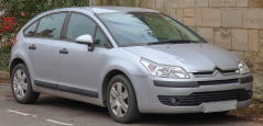 Naslonjalo za roke Citroen C4 2004-2010 1 generacija, Črna, eko usnje