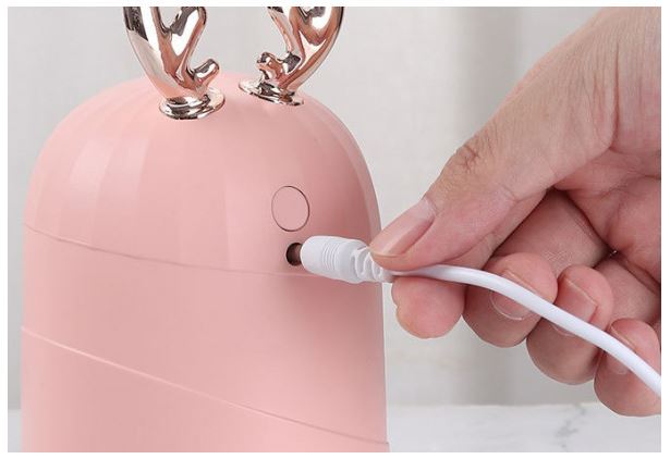 Aromazerstäuber LED USB 200ml Deer Pink
