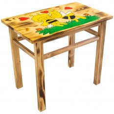 Otroška lesena miza čebelica Maja in Vili