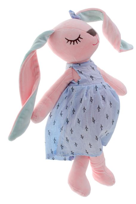 Plüss nyuszi 52cm Blue Dress