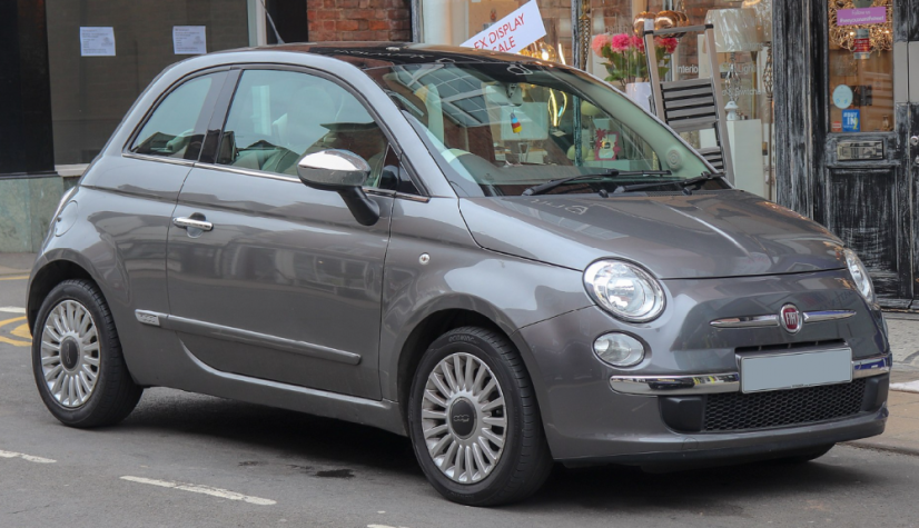 Könyöktámasz Fiat 500 - Armster 2, szürke, öko-bőr