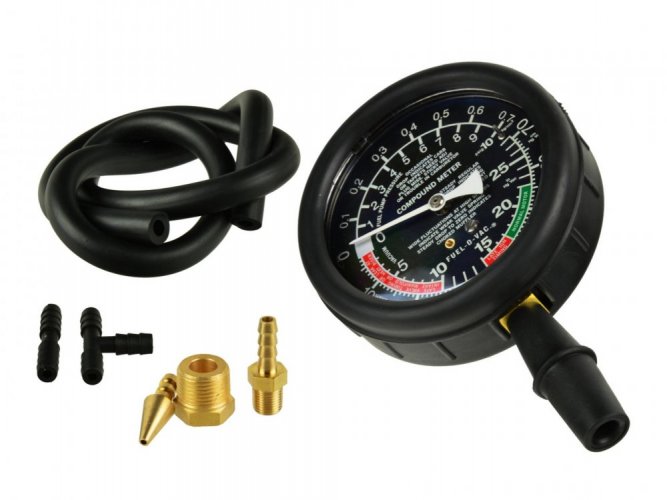 Merilnik tlaka goriva za bencinske motorje - vakuumski merilnik