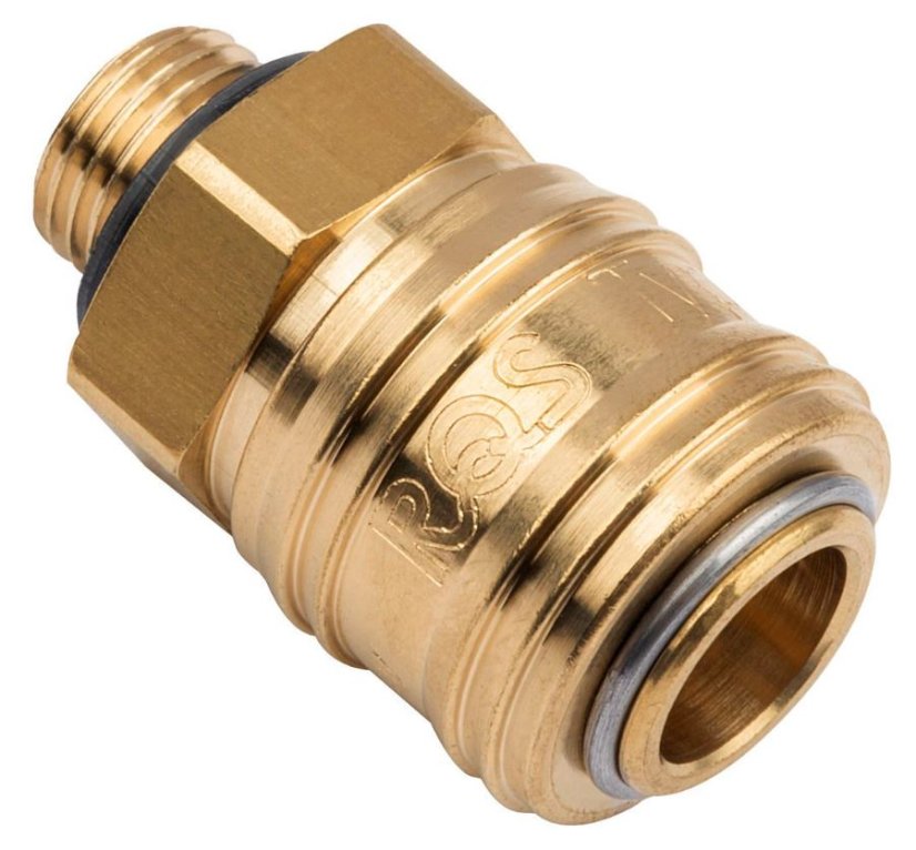 Gyorscsatlakozó anya, 3/8" külső menet, 26 RQS típusú