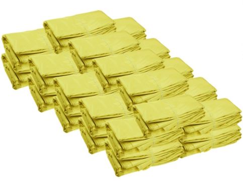 Gumiabroncs tároló zsák 100x100cm 35 um 20db sárga