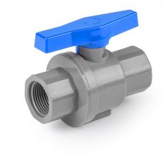 Vrtni kroglični ventil PN10 PVC enovijačni 1" /  1" notranji navoj