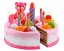 Рожден ден коплект за малките сладкари c торта за рязане 80 бр