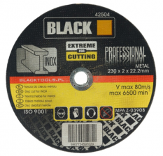 Rezna ploča za metal 230x2x22,2 mm Blacktool 42504
