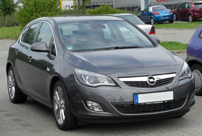 Cotieră Opel ASTRA J 4.gen, husă textilă, neagră