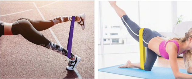Benzi elastice pentru exerciţii 5buc PLAYFIT