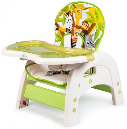 Otroški jedilni stol 2 v 1 SAFARI Ecotoys