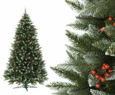 Božično drevo smreka 150 cm Luxury Diamond z jerebiko