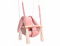 Otroška lesena gugalnica Pink Bunny
