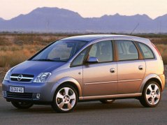 Cotieră Opel MERIVA A, piele-eco, neagră