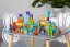 Детски дървен строителен комплект 100 части Град