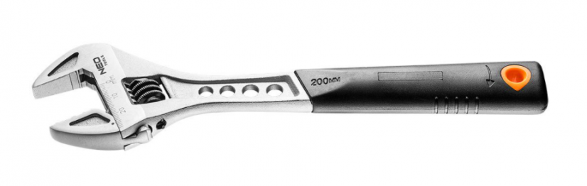 Verstellbarer Schraubenschlüssel Neo, 200 mm, 0-29 mm