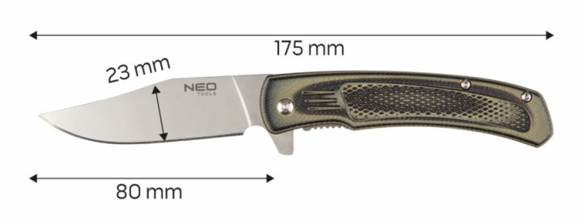 Zložljiv nož 17,5 cm 63-114