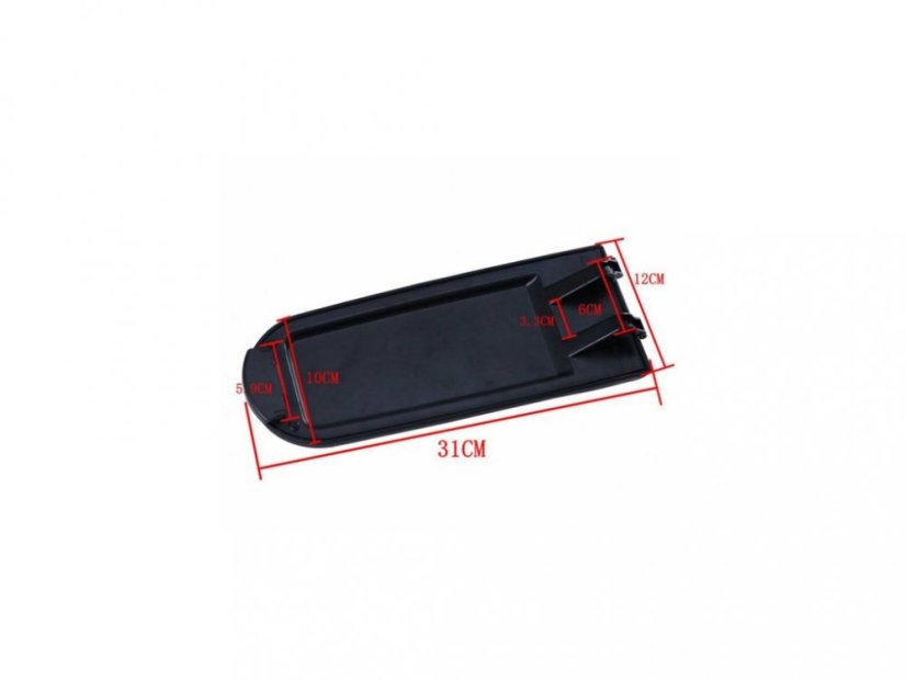 Capac pentru cotieră Seat Toledo 2, husă textilă, gri