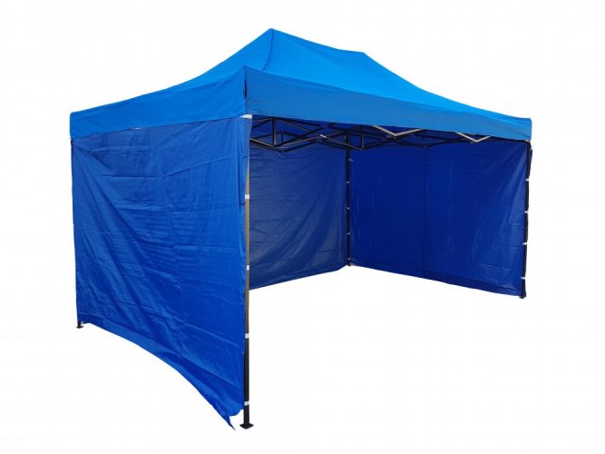 Összecsukható sátor 3x4,5 kék HQ