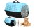 Transportbox für Tiere 48x33x28cm Black Blue