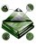 Cerada zeleno - srebrna 20x20 m 130 g/m2