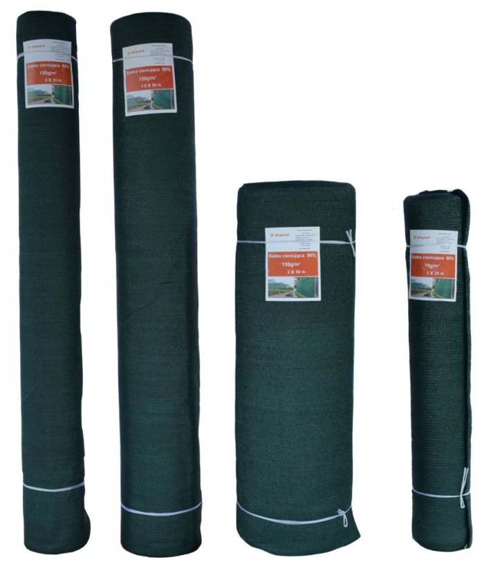 Plasă umbrire VERDE 1,2M x 50M 90% UMBRIRE