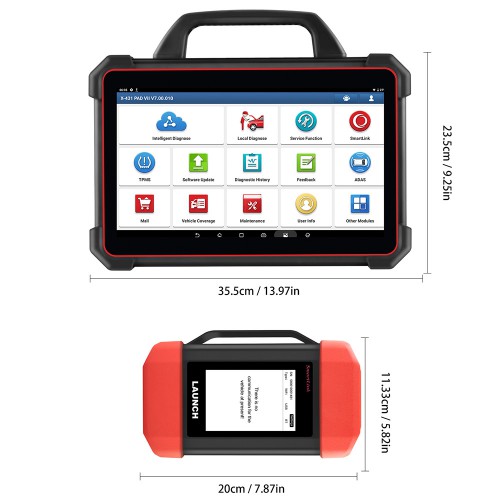 Autódiagnosztika  LAUNCH X431 PAD VII Elite 2023 CZ