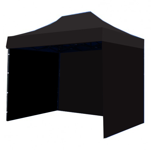 Cort pavilion 2,5x2,5 neagră SQ