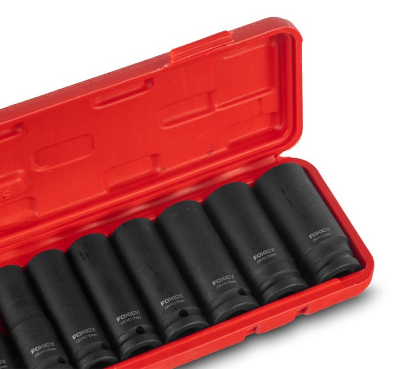 Set extensii tubulare 1/2" 78mm 10buc 10-24mm