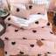 Baumwoll-Bettbezüge Pink Valentine 160x200cm