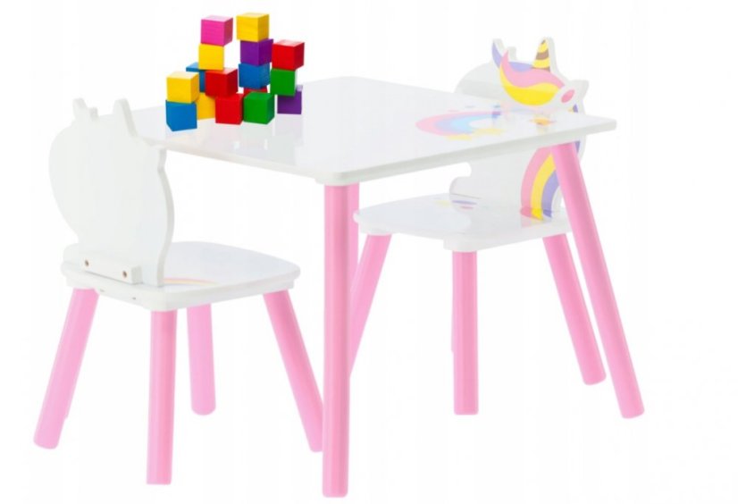UNICORN gyermekasztal és székek