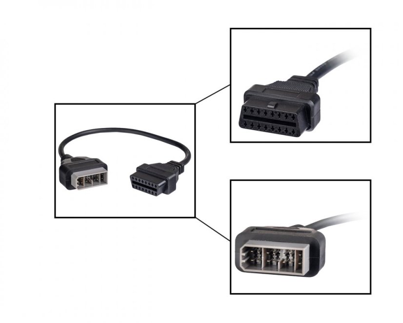 Cablu adaptor OBD II - Nissan 14 pini